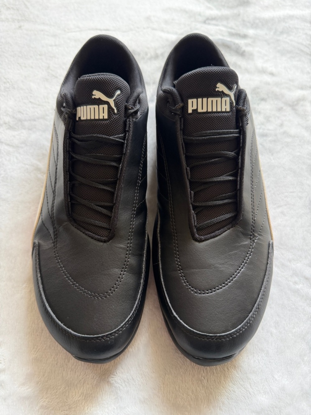 Puma Scuderia Ferrari Kart Cat III sneakers in black and white